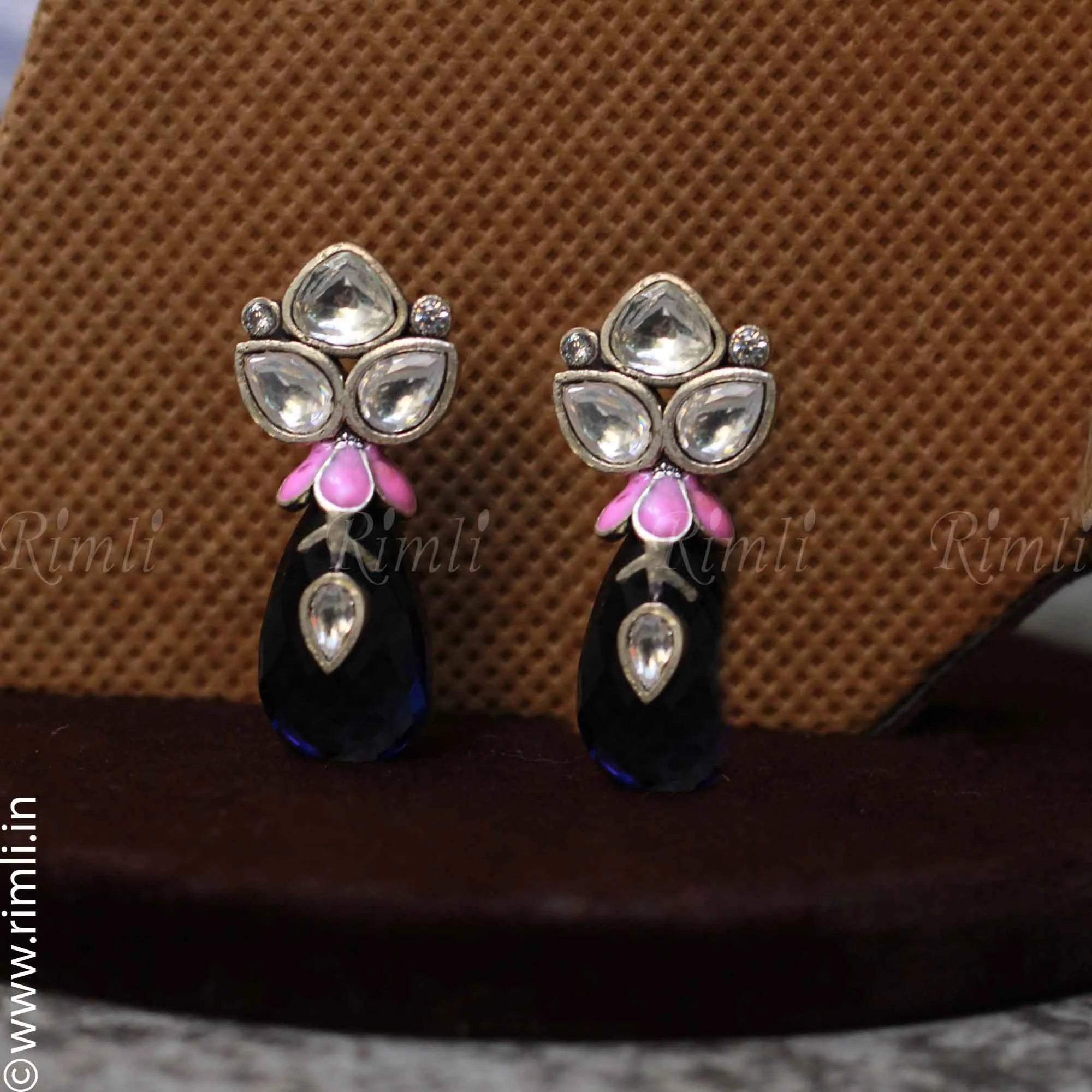 Martha Peridot and Hot Pink Chalcedony Earrings | Katy Beh Jewelry